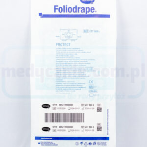 Serweta sterylna Foliodrape 2 części 45x75 z otworem REF 277509